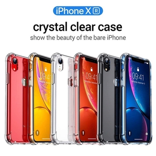 BR Ốp điện thoại bằng TPU trong suốt dành cho iPhone X XR XS Max 8 7 6 6S Plus