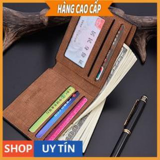 Ví Nam -  VÍ DA NAM SIÊU MỎNG DA PU CAO CẤP