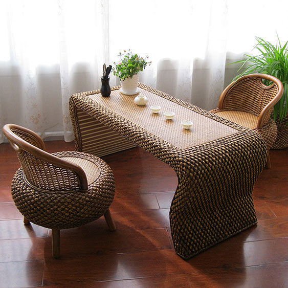 Bộ bàn ghế mây - bộ bàn ghế thư giãn BGM-02