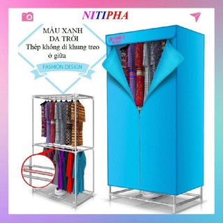 Tủ Sấy Quần Áo ⚜️FREESHIP⚜️ Tủ Sấy Quần Áo 2 tầng chạy êm không ồn diệt khuẩn[Hàng loại 1]