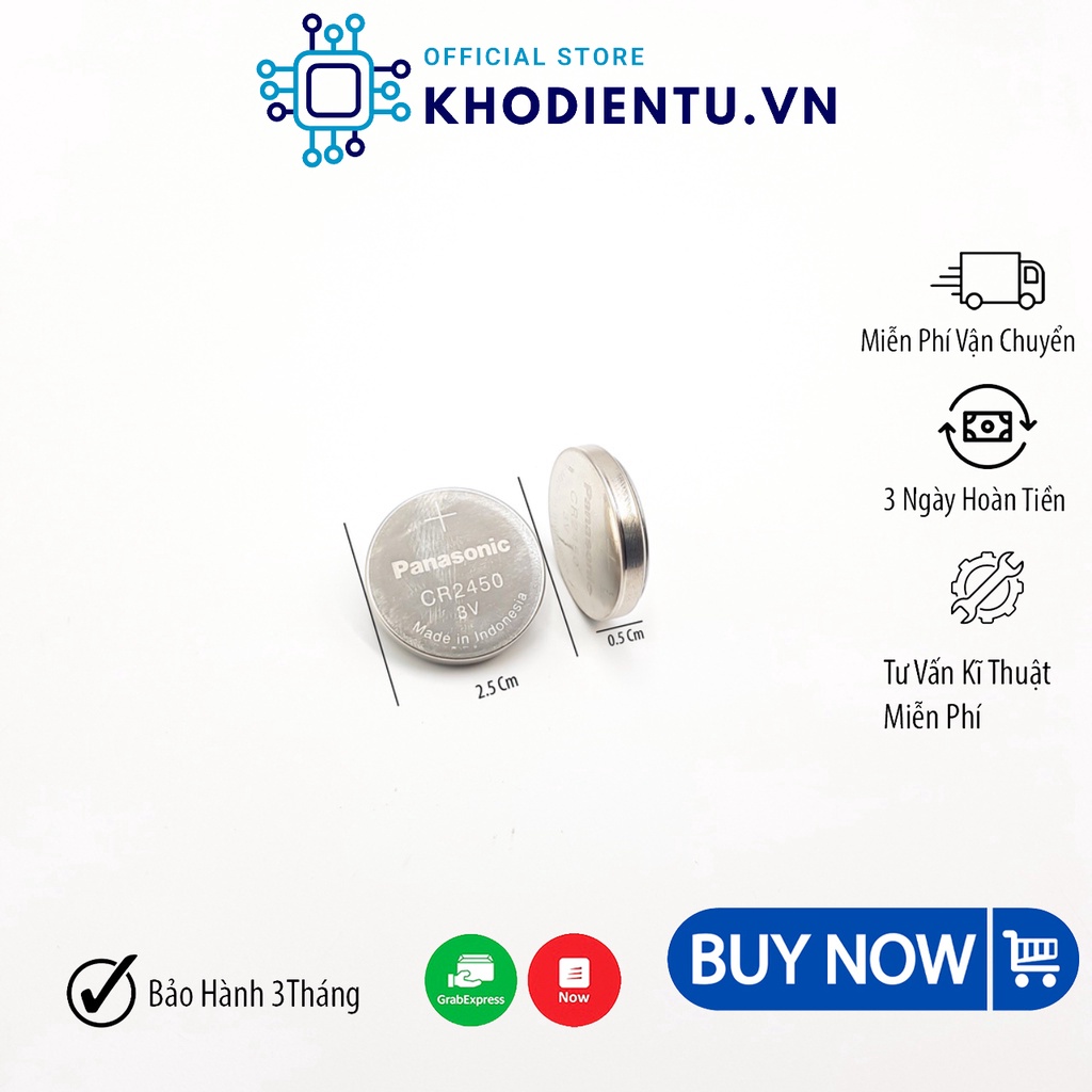 Pin CR2450 3V giá dùng thử giới hạn mua 1 Viên