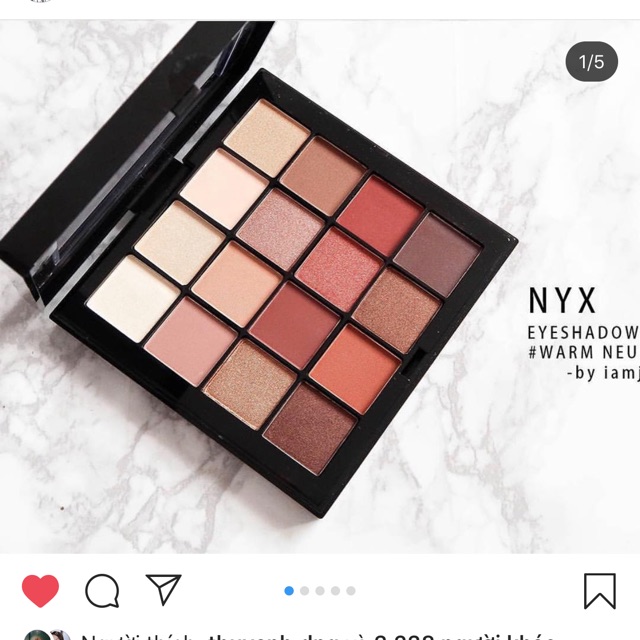 Bảng mắt Nyx Ultimate Shadow Palette