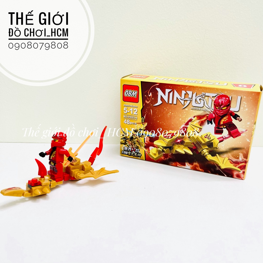[NHIỀU MẪU] Hộp lego lắp ráp ghép hình nhân vật My Word/ Ninjutsu giúp bé sáng tạo, thông minh