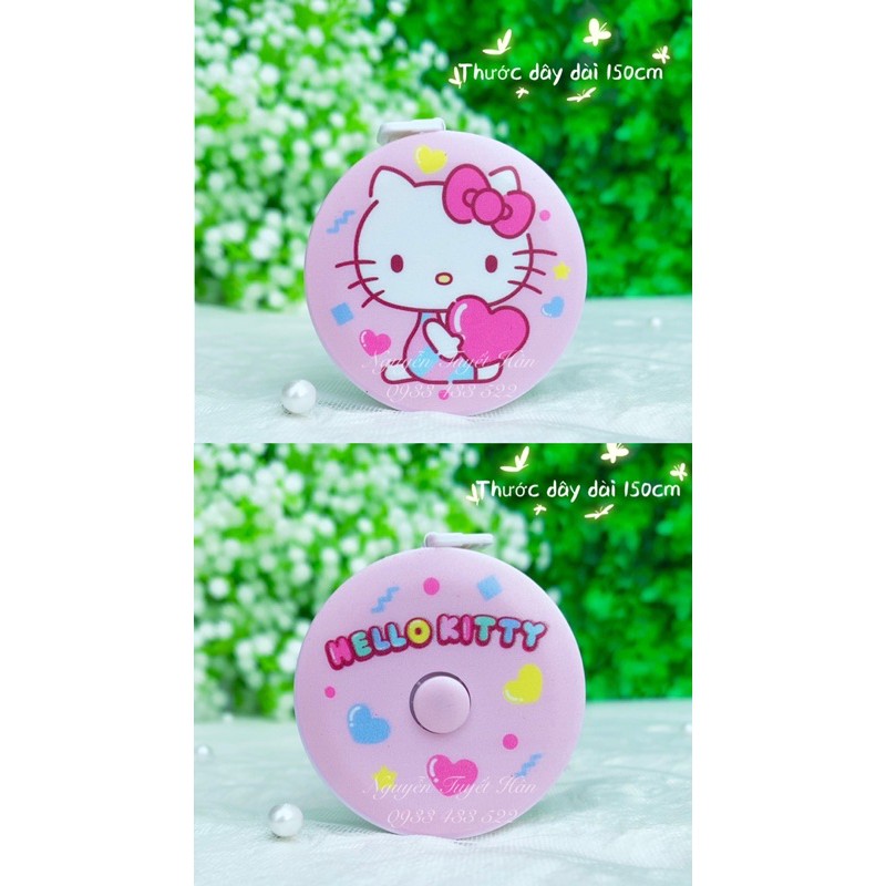 Thước dây rút tự động Hello Kitty - Doremon Doraemon