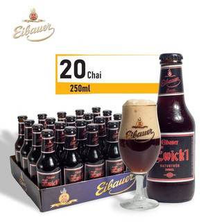 Chính hãng] Thùng Bia Đen Thầy Tu EIBAUER ZWICK'L Nhập Khẩu Từ Đức 20 Chai  250ml giá cạnh tranh