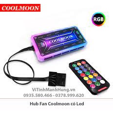 Quạt Tản Nhiệt, Fan Case Coolmoon M1,V1,Y1,Y2 Led RGB, Quạt Làm Mát Máy Tính