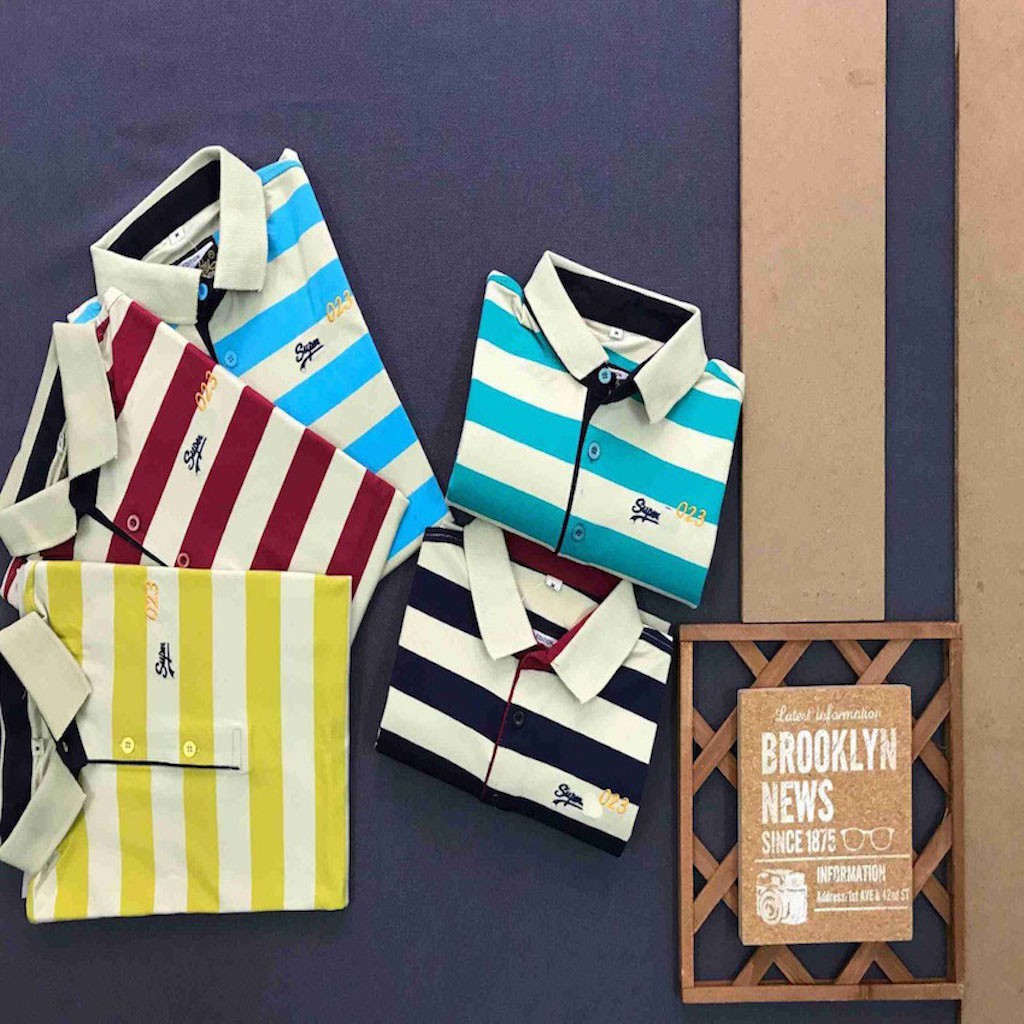 Áo thun nam có cổ phối sọc ngang cao cấp - Thời trang Havis - ASTD043 | BigBuy360 - bigbuy360.vn