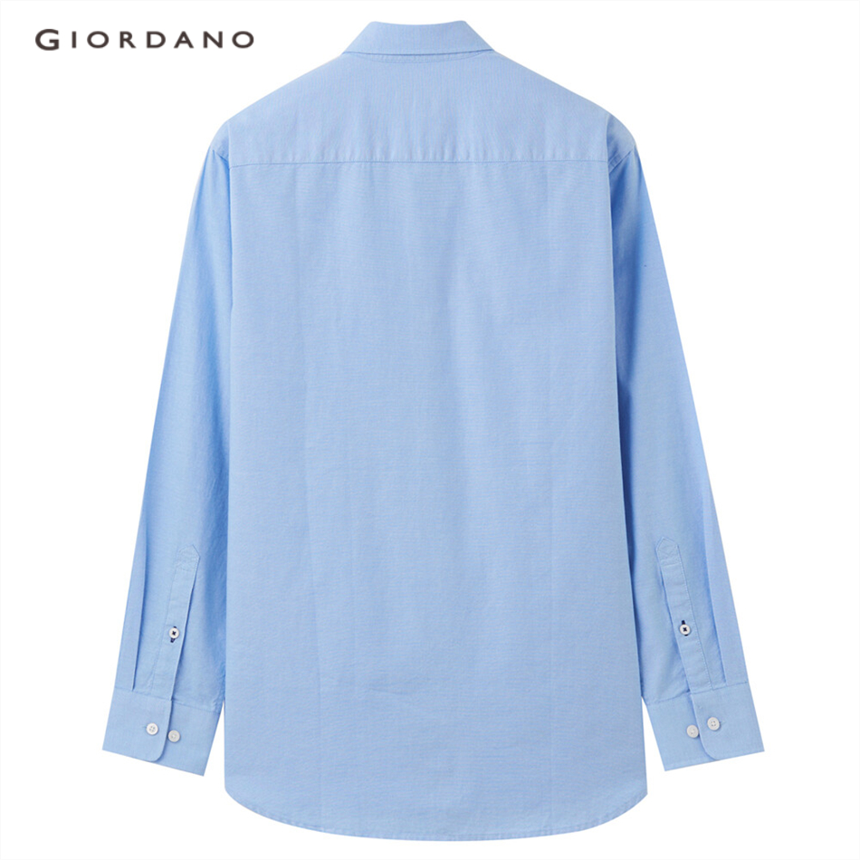 Áo Sơ Mi GIORDANO 01041178 Dáng Ôm Vải Oxford Thêu Hình Ếch | BigBuy360 - bigbuy360.vn