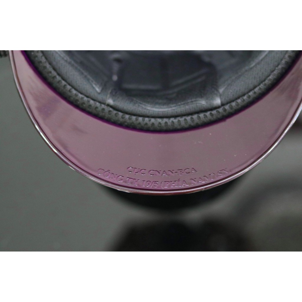 Mũ Bảo Hiểm Xe Máy 2 Sọc Victory./Bảo Hành 12 Tháng.