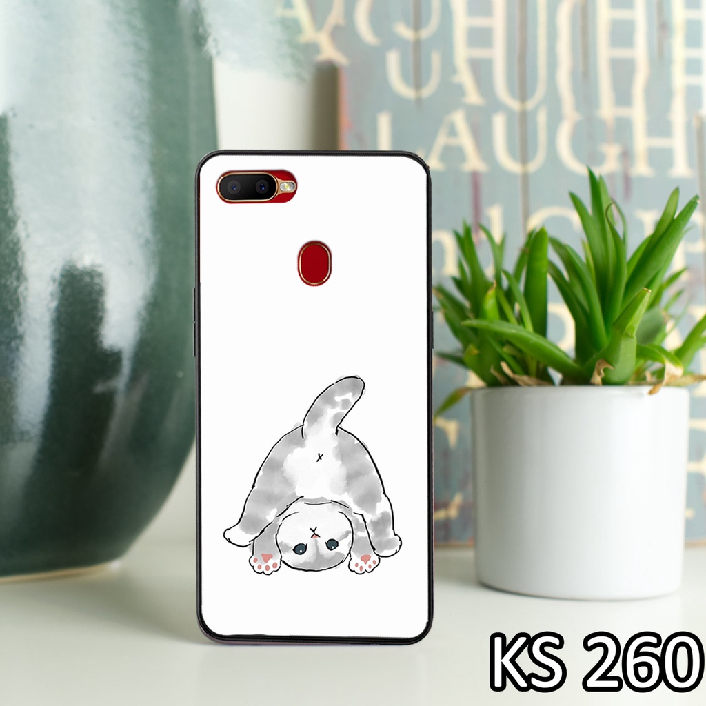 [FreeShip ExTra] Ốp lưng Oppo A1k/Oppo A3s/Oppo A5s/Oppo A7/Oppo A12 in hình mèo con
