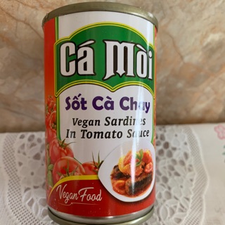 Thực phẩm chay- Cá mòi sốt cà chay