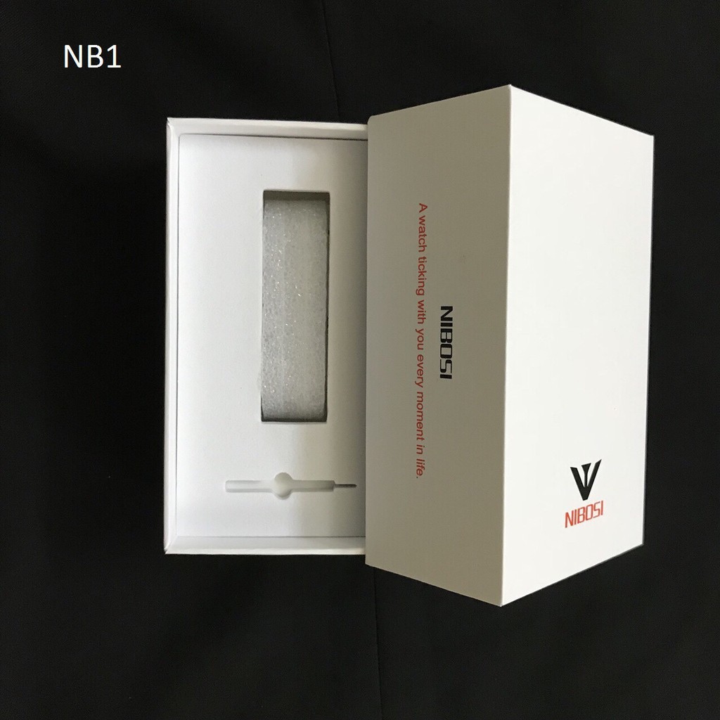 ⌚️ Đồng hồ nam Nibosi 1985 (2309) dây da chạy 6 kim cao cấp, siêu chống nước, chống xước SALE