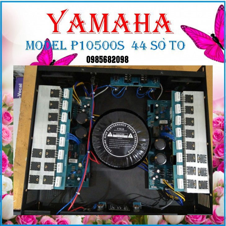 Cục đẩy công suất yamaha P10500S, 44 sò lớn Hàng loại 1