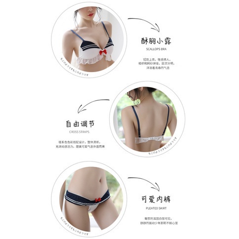 Bộ Đồ Ngủ Thủy Thủ Dễ Thương Dành Cho Nữ 2038 | BigBuy360 - bigbuy360.vn