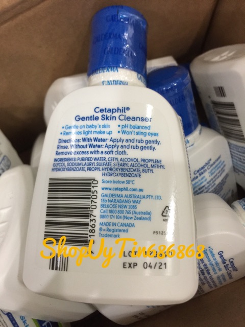 (SIÊU RẺ )Sữa rửa mặt Cetaphil Gentle Skin Cleanser 125ml | BigBuy360 - bigbuy360.vn