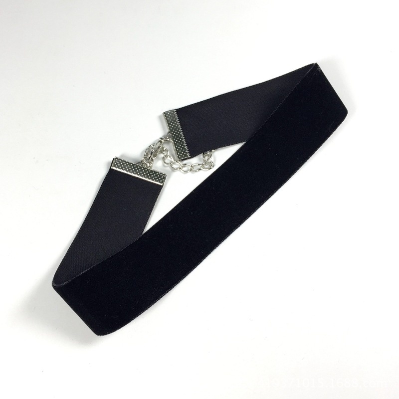 Vòng Cổ choker Bản Rộng 2.5Cm Thời Trang