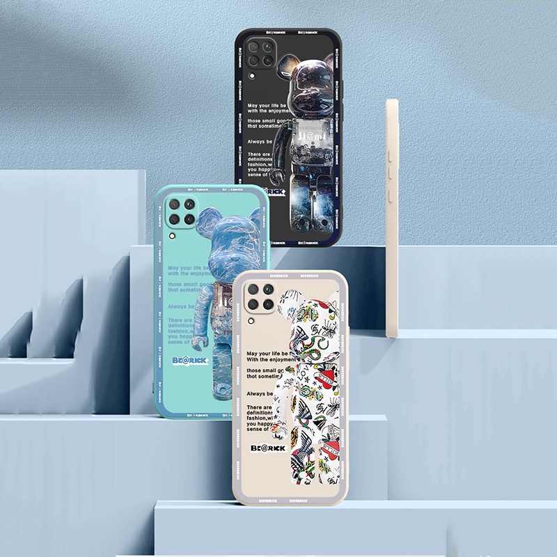 Ốp Điện Thoại Silicone Mềm Họa Tiết Gấu Độc Đáo Cho Samsung Galaxy A12 A22 A32 A52 A72 4G 5G A52S M12 M32 F22
