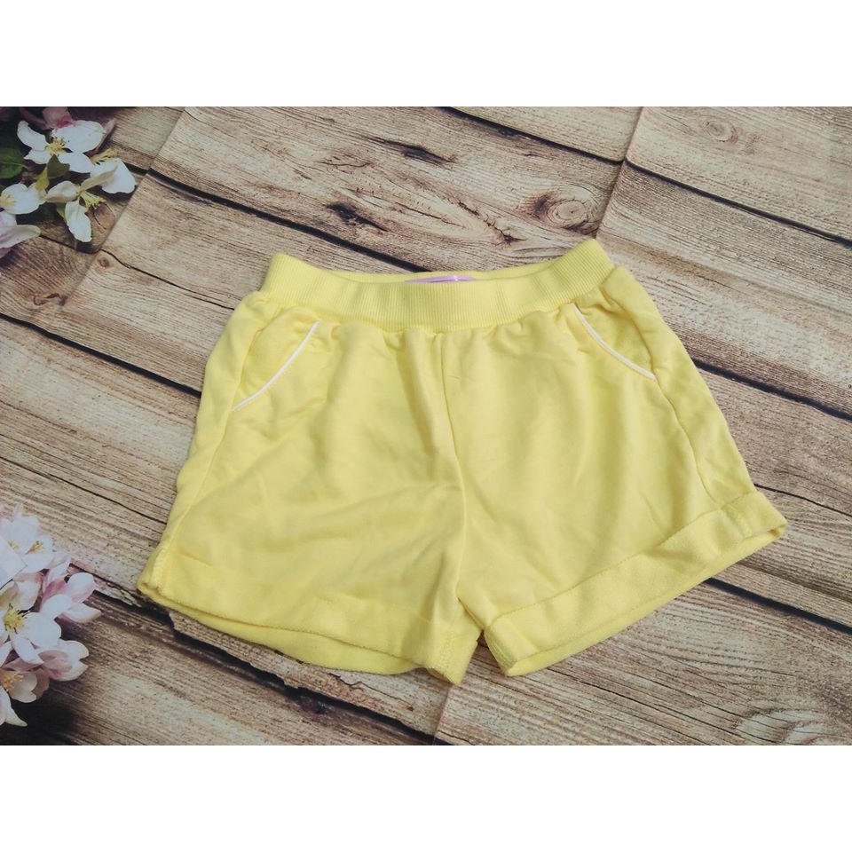 QUẦN COTTON VÀNG XUẤT HÀN