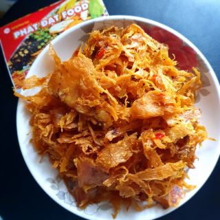 100g mực cán tẩm vị xé cay .