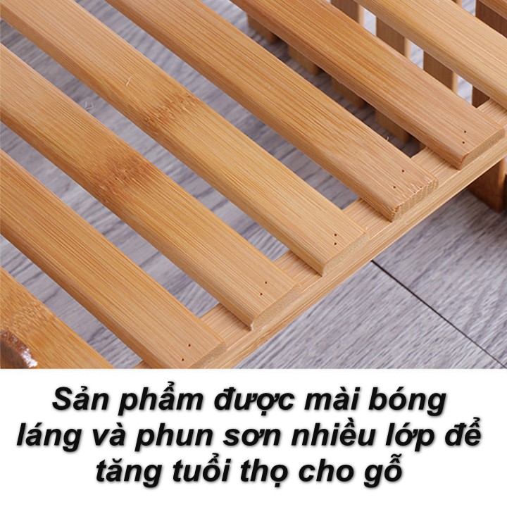 Kệ vườn hoa Công Sở 2 tầng Office Bamboo Garden 30x47cm - Home and Garden