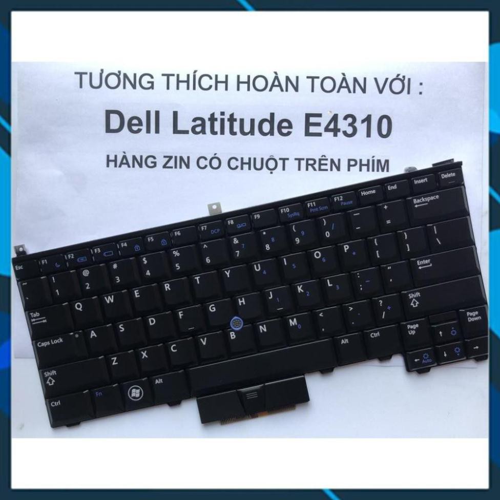 ⚡️[Loại xịn]  Bàn Phím Laptop Dell Latitude E4310 Hàng Zin Có Chuột Trên Phím Toàn Quốc