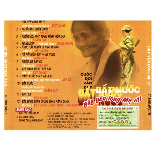 Bộ 9 đĩa cd nhạc quê hương cách mạng 7