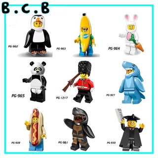 Lego Nhân vật Anime hóa trang -Người chuối, sinh viên, cá mập, lính  Đồ Chơi Lắp Ráp Mô Hình - Minifigure và Non - PG962