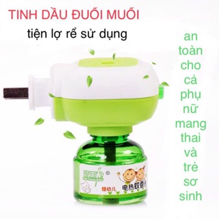 Tinh dầu đuổi muổi Combo 5 lọ tinh dầu + 1 máy sông