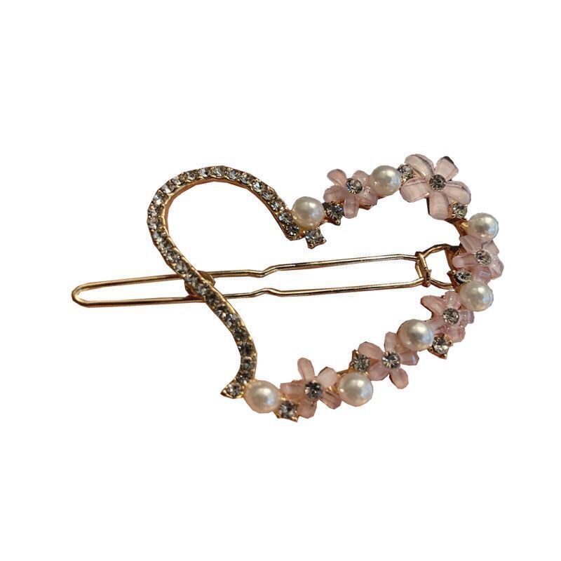 ✨✨Kẹp tóc đính pha lê kiểu hình học phong cách Hàn Quốc cho nữ