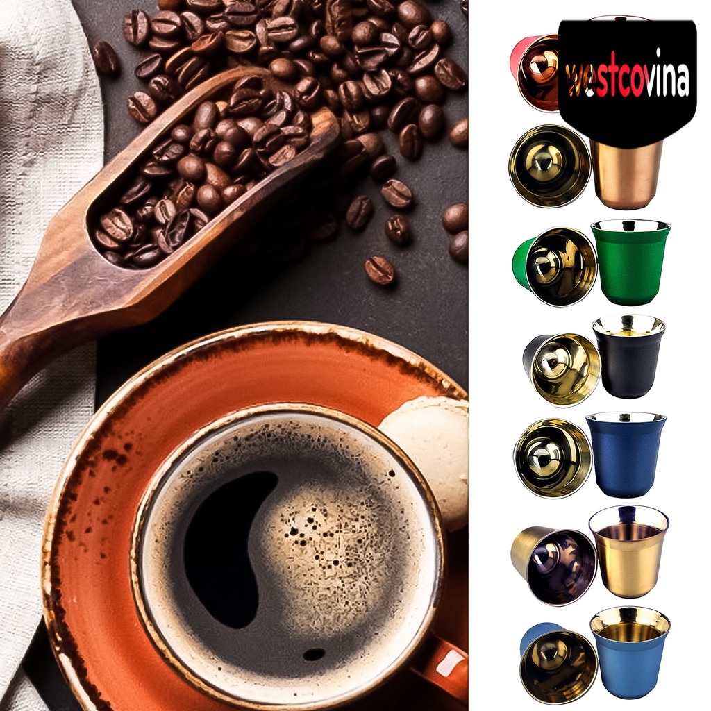 [Hot]☀ Cốc Lọc Cà Phê Bằng Thép Không Gỉ Chống Rỉ