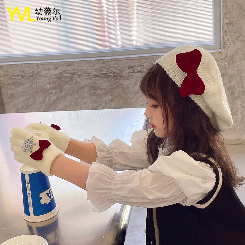 Mũ Len Màu Sắc Dễ Thương Cho Bé