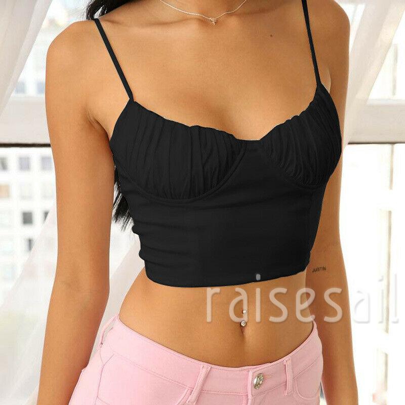 Áo dây croptop hoạt tiết hoạt hình | WebRaoVat - webraovat.net.vn