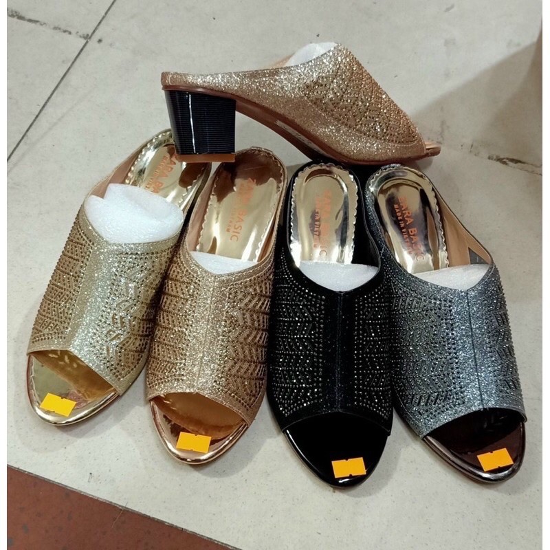 Guốc trung niên số lớn Big size 35-43 gót 5p