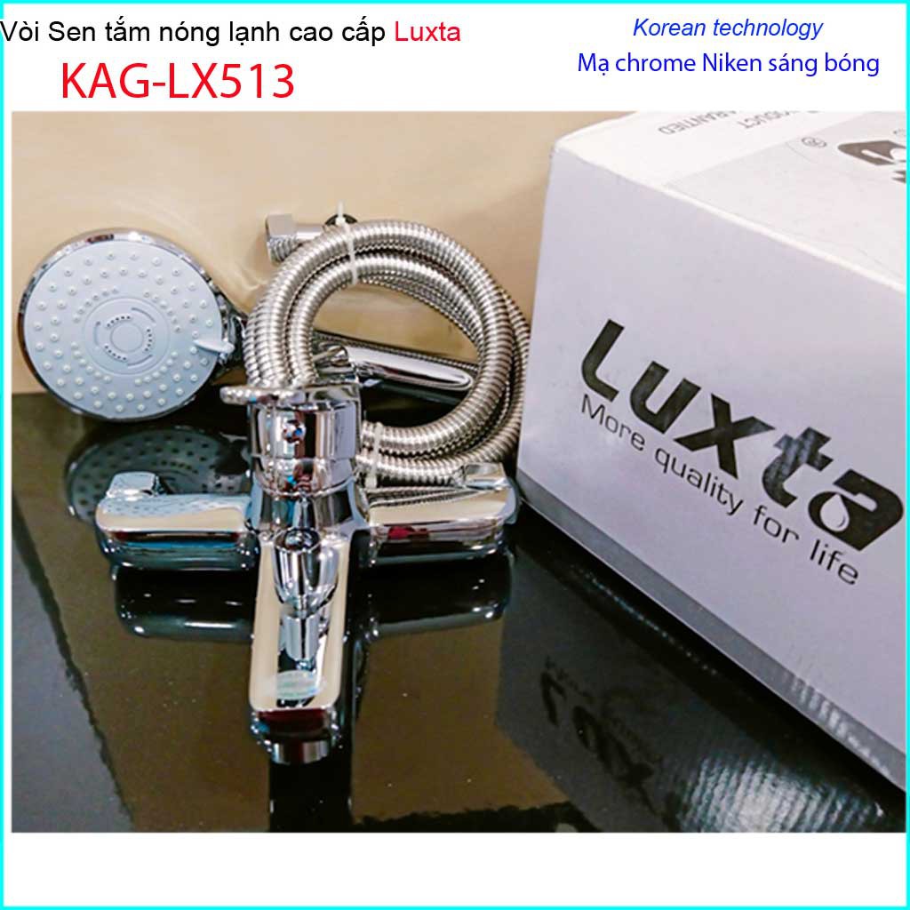 Vòi sen tắm nóng lạnh Luxta KAG-LX513 Best sales, trọn bộ vòi sen nóng lạnh thân to nước mạnh sử dụng tốt