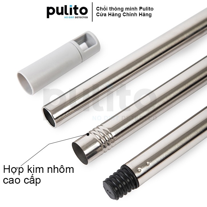 Chổi chà sàn, quét nước Pulito cán dài, bàn chải chắc chắn, tiện lợi (LS-CQN)-PulitoVN