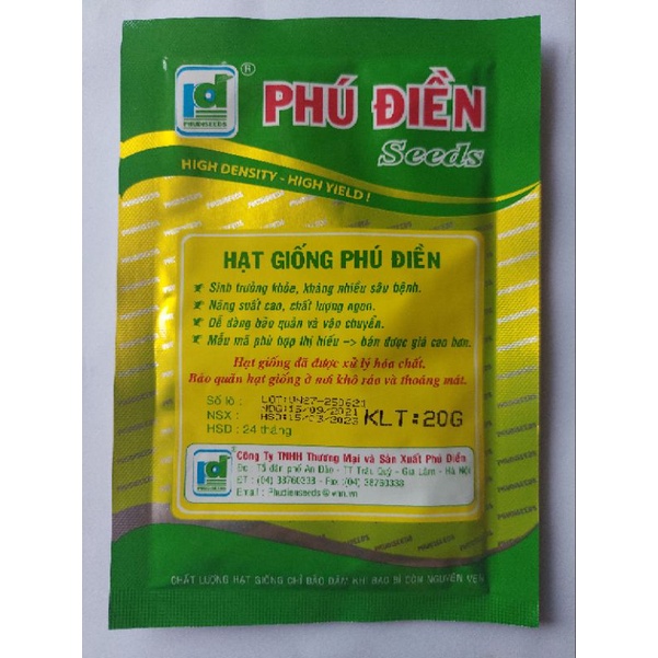 HẠT GIỐNG ĐÂU COVE LEO PD252