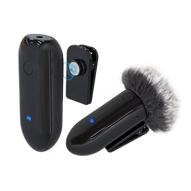 Micro thu âm không dây LensGo LWM-318C  Black - Chính Hãng