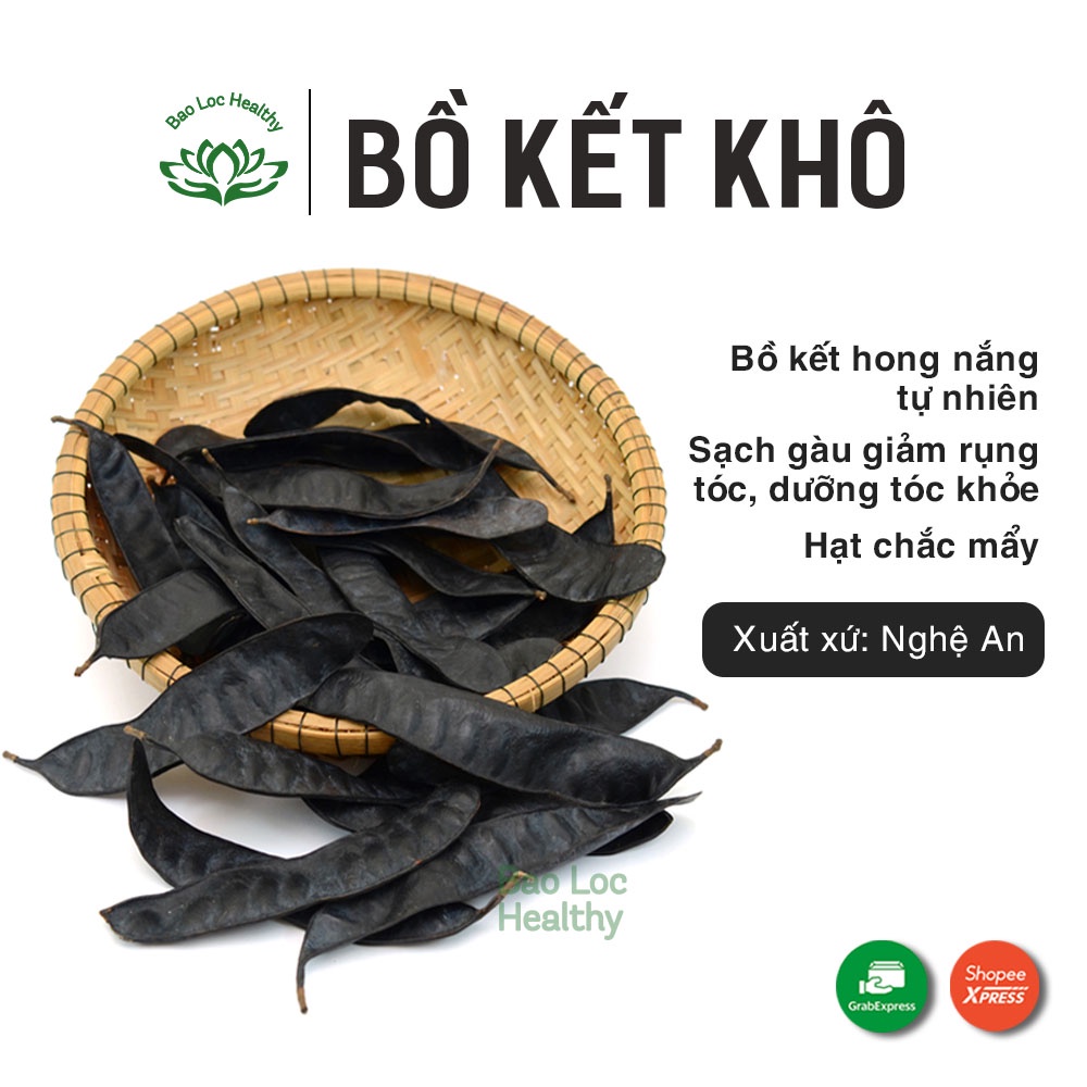 Bồ Kết Khô Chín Cây Nguyên Trái Dùng Gội Đầu, Xông Nhà Cửa - Được Trồng Tại Nghệ An