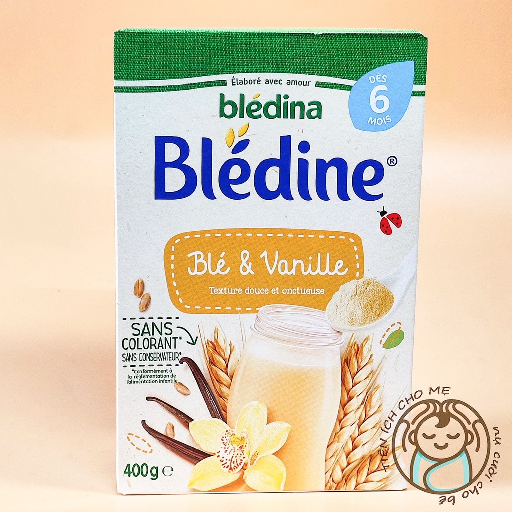 Bột lắc sữa Blendine Pháp cho bé từ 6 tháng vị vani 400g