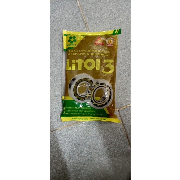 Mỡ Bò Bôi Trơn Chịu Nhiệt Litol 3  vàng 800 gr cao cấp