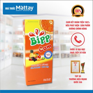✅  Viên Ngậm Bipp Cam - DHG Pharma - Hộp 35 Gói - Tăng Sức Đề Kháng  [Date xa]