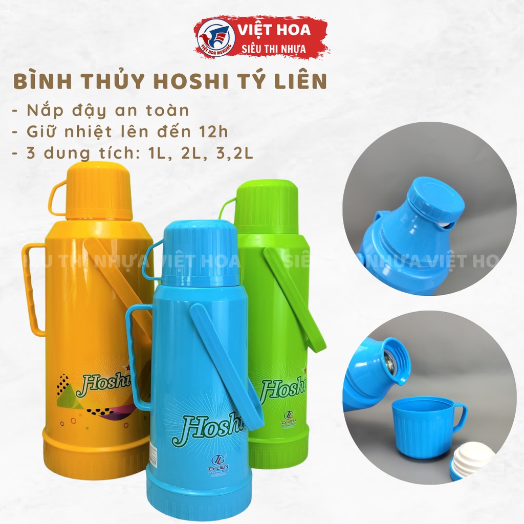 PHÍCH NƯỚC HOSHI TÝ LIÊN, BÌNH THỦY, PHÍCH NƯỚC GIỮ NHIỆT 12H