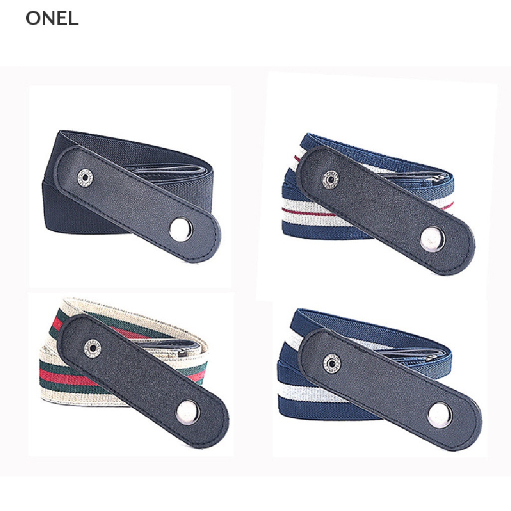 Thắt Lưng Không Khóa Cài Co Giãn Cho Quần Jean