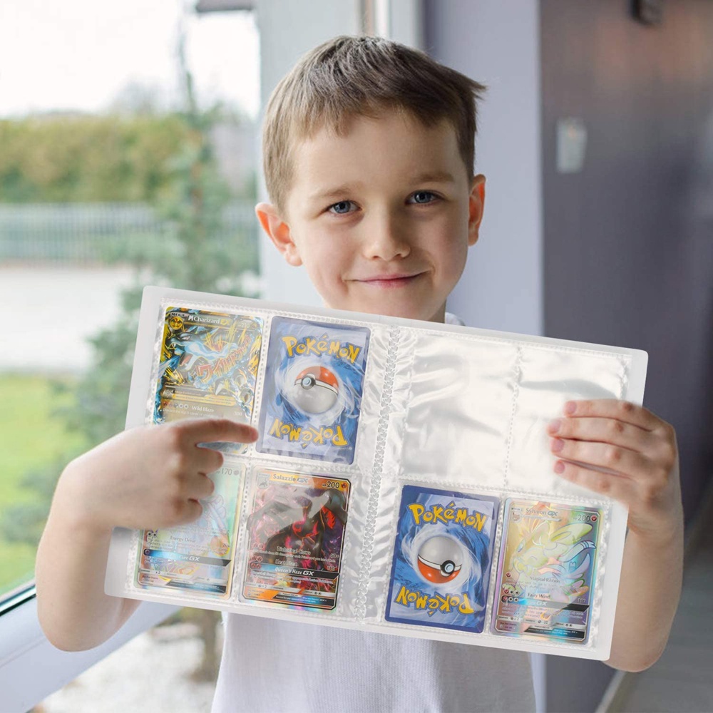 Bộ 240 thẻ bài Pokemon màu xanh dương cho trẻ em