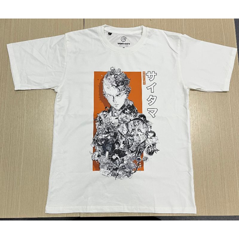 Áo thun trơn Unisex cotton 100% nam nữ in hình nhân vật Saitama trong anime/manga One Punch Man