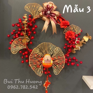 Vòng đào đông đón tài lộc - mẫu 3