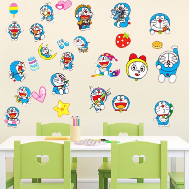 Decal trang trí Doremon đáng yêu