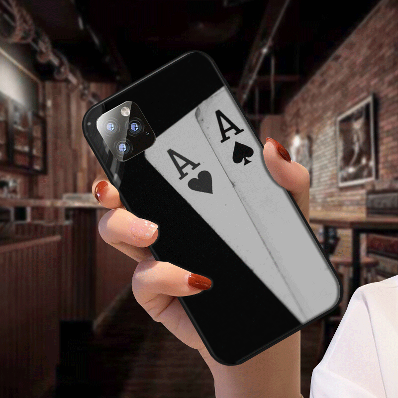 Ốp Điện Thoại In Hình Bộ Bài Poker Độc Đáo Cho Iphone X Xr Xs Max Iphone 11 Pro Max Se