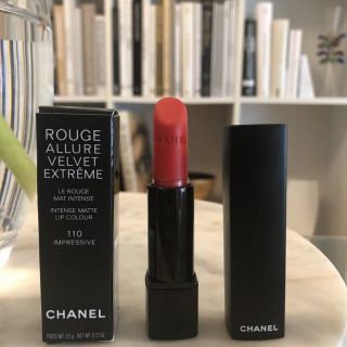 Son chanel rouge allure velvet extrrme 110 impressive màu đỏ cam