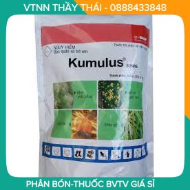 Kumulus 80WG [CHÍNH HÃNG] Đặc trị nấm bệnh, nhện đỏ, ghẻ sẹo, phấn trắng trên cây trồng - gói 1kg